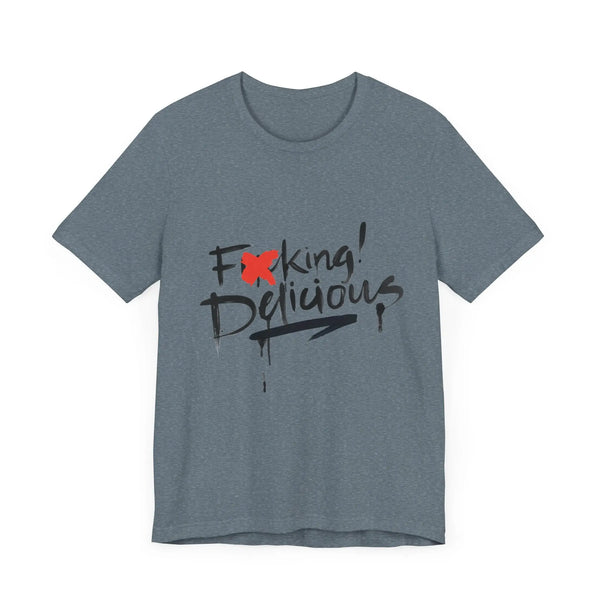 F*cking Delicious Tee - Unisex Jersey Short Sleeve T-Shirt-Accent Wine-Columbus Wine-Wine Shop-Wine Pairing-Wine Gift-Wine Class-Wine Club-Downtown Columbus-Sommelier
