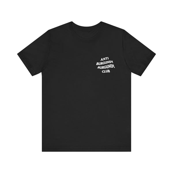 Anti-Burgundy Burgundy Club Tee Shirt-Accent Wine-Columbus Wine-Wine Shop-Wine Pairing-Wine Gift-Wine Class-Wine Club-Downtown Columbus-Sommelier