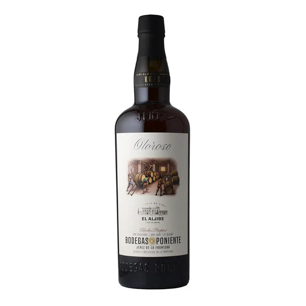 Bodegas Poniente Oloroso Sherry El Aljibe-Accent Wine-Columbus Wine-Wine Shop-Wine Pairing-Wine Gift-Wine Class-Wine Club-Downtown Columbus-Sommelier