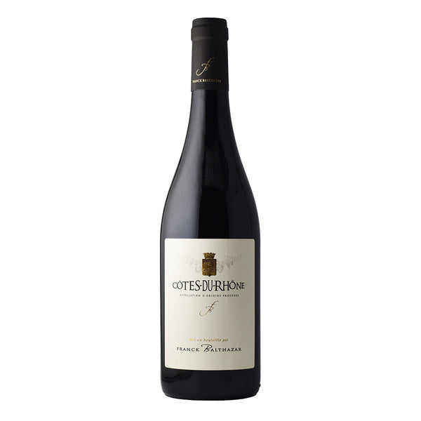 Franck Balthazar Cotes du Rhone Rouge, 2023-Accent Wine-Columbus Wine-Wine Shop-Wine Pairing-Wine Gift-Wine Class-Wine Club-Downtown Columbus-Sommelier