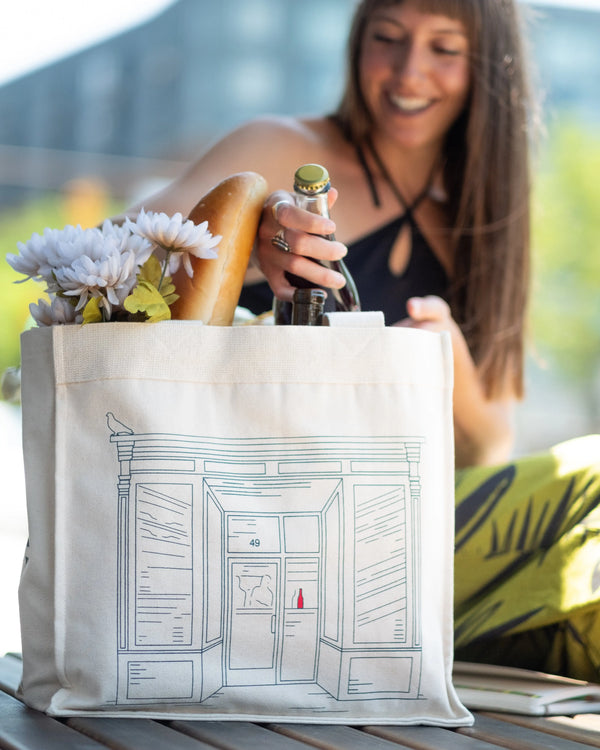Accent Wine and Grocery Tote-Accent Wine-Columbus Wine-Wine Shop-Wine Pairing-Wine Gift-Wine Class-Wine Club-Downtown Columbus-Sommelier