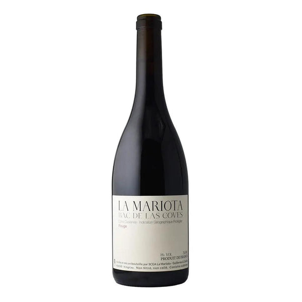 La Mariota 'Bac de las Coves' Cotes Catalanes Red 2020-Best Red Wine-Accent Wine-Columbus Wine-Wine Shop-Wine Store-Wine Pairing-Wine Gift-Wine Class-Wine Club-Downtown Columbus-Sommelier