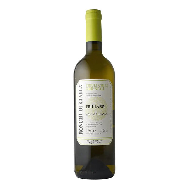 Ronchi di Cialla Friulano, 2023-Best White Wine-Accent Wine-Columbus Wine-Wine Shop-Wine Store-Wine Pairing-Wine Gift-Wine Class-Wine Club-Downtown Columbus-Sommelier