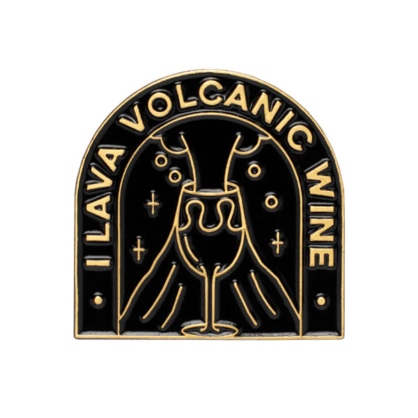 Shitty Wine Memes "I Lava Volcanic Wine" Pin-Accent Wine-Columbus Wine-Wine Shop-Wine Pairing-Wine Gift-Wine Class-Wine Club-Downtown Columbus-Sommelier