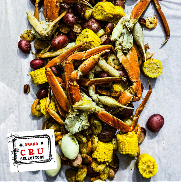 Grand Cru Selections Champagne, Burgundy & Friends Lowcountry Boil June 13th  Accent TicketColumbus Ohio Wine Shop Wine Store Wine Tasting Wine Classes