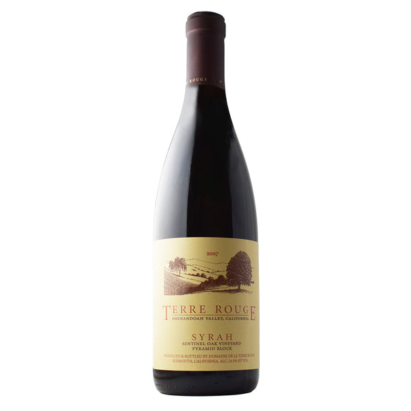 2007 Terre Rouge Sentinel Oak Vineyard Syrah, Shenandoah Valley-Accent Wine-Columbus Wine-Wine Shop-Wine Pairing-Wine Gift-Wine Class-Wine Club-Downtown Columbus-Sommelier