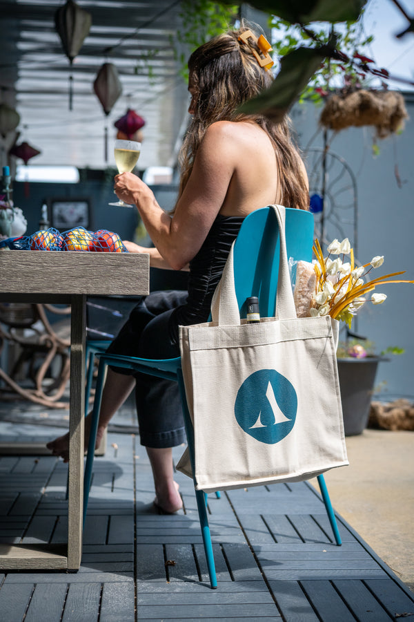Accent Wine and Grocery Tote-Accent Wine-Columbus Wine-Wine Shop-Wine Pairing-Wine Gift-Wine Class-Wine Club-Downtown Columbus-Sommelier