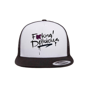 F*cking Delicious Trucker Hat-Accent Wine-Columbus Wine-Wine Shop-Wine Pairing-Wine Gift-Wine Class-Wine Club-Downtown Columbus-Sommelier