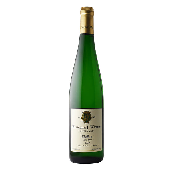 2023 Hermann J Weimer Semi-Dry Riesling, Seneca Lake-Accent Wine-Columbus Wine-Wine Shop-Wine Pairing-Wine Gift-Wine Class-Wine Club-Downtown Columbus-Sommelier