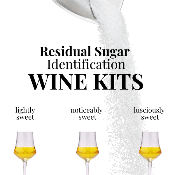 The Grape Grind "Master Residual Sugar Identification" Tasting Kit