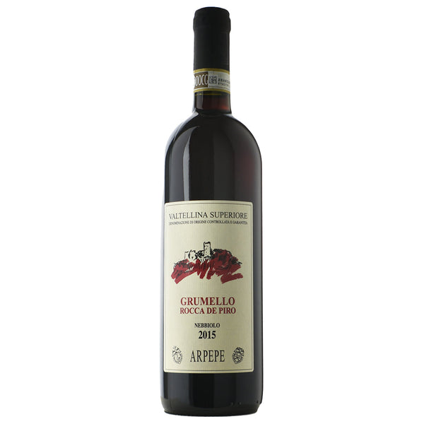 2015 ARPEPE "Rocca de Piro" Grumello Valtellina Superiore Nebbiolo, Lombardy-Accent Wine-Columbus Wine-Wine Shop-Wine Pairing-Wine Gift-Wine Class-Wine Club-Downtown Columbus-Sommelier